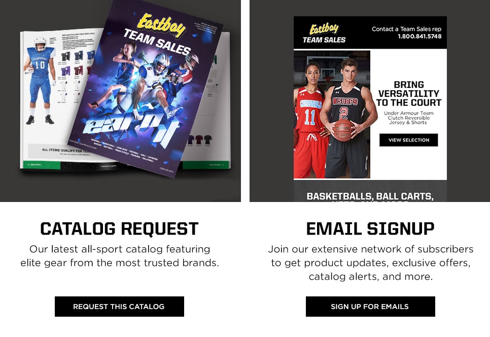 Catalog and Email Sign Up