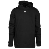 Under Armour Team Hustle Fleece Hoodie - Boys' Grade School - All Black / Black