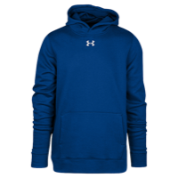 Under Armour Team Hustle Fleece Hoodie - Boys' Grade School - Blue / Blue