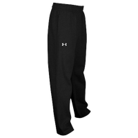 Under Armour Team Hustle Fleece Pants - Boys' Grade School - All Black / Black