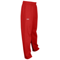 Under Armour Team Hustle Fleece Pants - Boys' Grade School - Red / Red