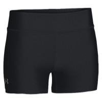 Under Armour Team on the Court 4" Shorts - Women's - All Black / Black