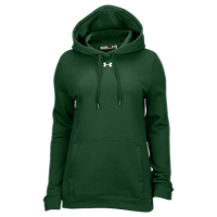 Under Armour Team Hustle Fleece Hoodie - Women's - Dark Green / Dark Green