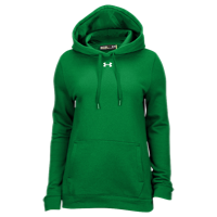 Under Armour Team Hustle Fleece Hoodie - Women's - Green / Green