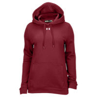 Under Armour Team Hustle Fleece Hoodie - Women's - Cardinal / Cardinal