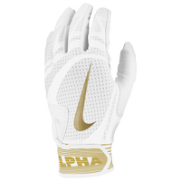 Nike Alpha Huarache Edge Batting Gloves - Men's - White