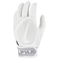 Nike Alpha Huarache Edge Batting Gloves - Grade School - White