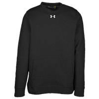 Under Armour Team Hustle Fleece Crew - Men's - Black / Black