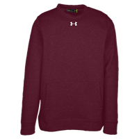 Under Armour Team Hustle Fleece Crew - Men's - Maroon / Maroon