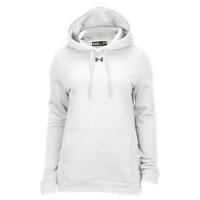 Under Armour Team Hustle Fleece Hoodie - Women's - All White / White