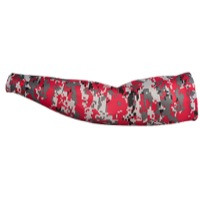 Badger Sportswear Digital Camo Arm Sleeves - Youth - Red / Grey