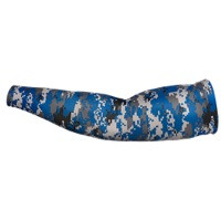 Badger Sportswear Digital Camo Arm Sleeves - Youth - Blue / Grey