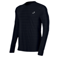 ASICS Fuzex Seamless Long Sleeve T-Shirt - Men's - Black / Grey