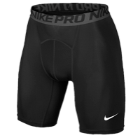 Nike Pro Cool Compression 6" Shorts - Men's - Black / Grey