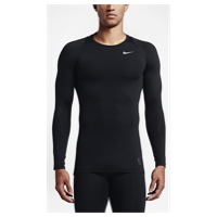 Nike Pro Cool Compression L/S Top - Men's - All Black / Black