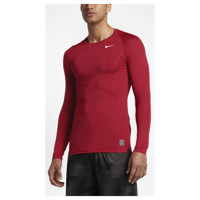 Nike Pro Cool Compression L/S Top - Men's - Red / Red