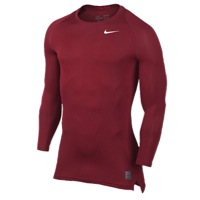 Nike Pro Cool Compression L/S Top - Men's - Red / Red