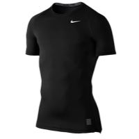 Nike Pro Cool Compression S/S Top - Men's - All Black / Black