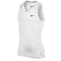 Nike Pro Cool Compression Tank - Men's - All White / White