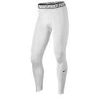 Nike Pro Cool Compression Tights - Men's - White / Grey