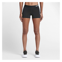 Nike Pro 3" Cool Logo Shorts - Women's - Black / White