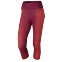 Nike Power Legendary Engineered Lacer Capris - Women's - Red / Maroon