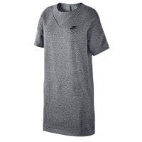 Nike NSW Tech Fleece Knit Dress - Women's - Grey / Grey