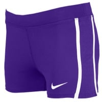 Nike Team Tempo Boy Shorts - Women's - Purple / White