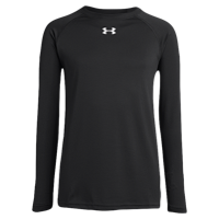 Under Armour Team Locker L/S T-Shirt - Boys' Grade School - All Black / Black