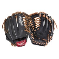 Rawlings Gamer G204-4B Fielder's Glove - Black / Brown