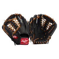 Rawlings Gamer G204-4B Fielder's Glove - Black / Brown