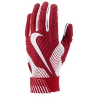 Nike D-Tack 5 Lineman Gloves - Men's - Red / Grey