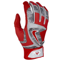 Nike MVP Elite Batting Gloves - Men's - Grey / Red