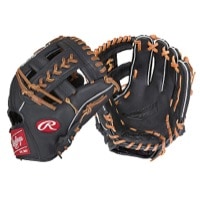 Rawlings Gamer G204-1B SPOST-WEB Fielder's Glove - Black / Brown