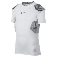 Nike Hyperstrong 4-Pad Top - Boys' Grade School - White / Grey