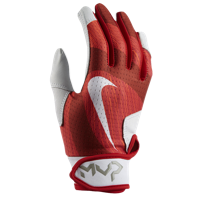 Nike MVP Edge Batting Gloves - Youth - Red / White