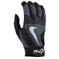 Nike MVP Edge Batting Gloves - Men's - Black / Grey