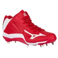 Mizuno Heist IQ Mid - Men's - Red / White