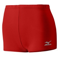 Mizuno Team Core Low Rider Shorts - Women's - Red / Red