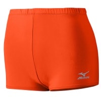 Mizuno Team Core Low Rider Shorts - Women's - Orange / Orange