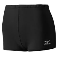 Mizuno Team Core Low Rider Shorts - Women's - All Black / Black