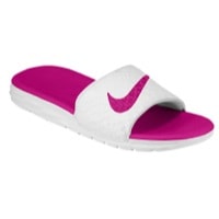 Nike Benassi Solarsoft Slide 2 - Women's - White / Pink