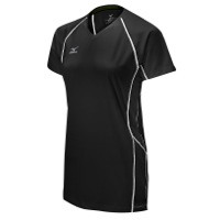 Mizuno Team Elite Newport Shortsleeve Jersey - Women's - Black / White