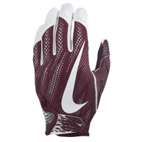 Nike Vapor Knit 2 Football Gloves - Men's - Maroon / White