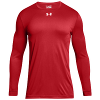 Under Armour Team Locker 2.0 L/S T-Shirt - Men's - Red / White