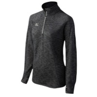 Mizuno Team Elite 9 Half Zip - Women's - Black / Grey