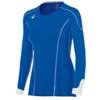 ASICS� Team Domain II Long Sleeve Jersey - Women's - Blue / White