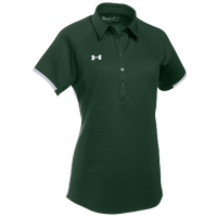 Under Armour Team Rival Polo - Women's - Dark Green / White