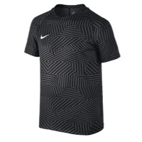 Nike Squad Dry S/S Top - Youth - Black / Grey