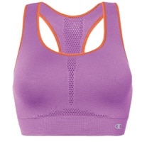 Champion Infinity Shape Seamless Bra - Women's - Purple / Orange